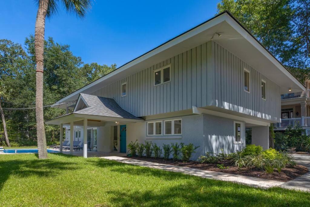 Luxury Beach House - 2Min Walk To Beach - Private Pool - Group & Dog Friendly Hilton Head Island Exterior foto
