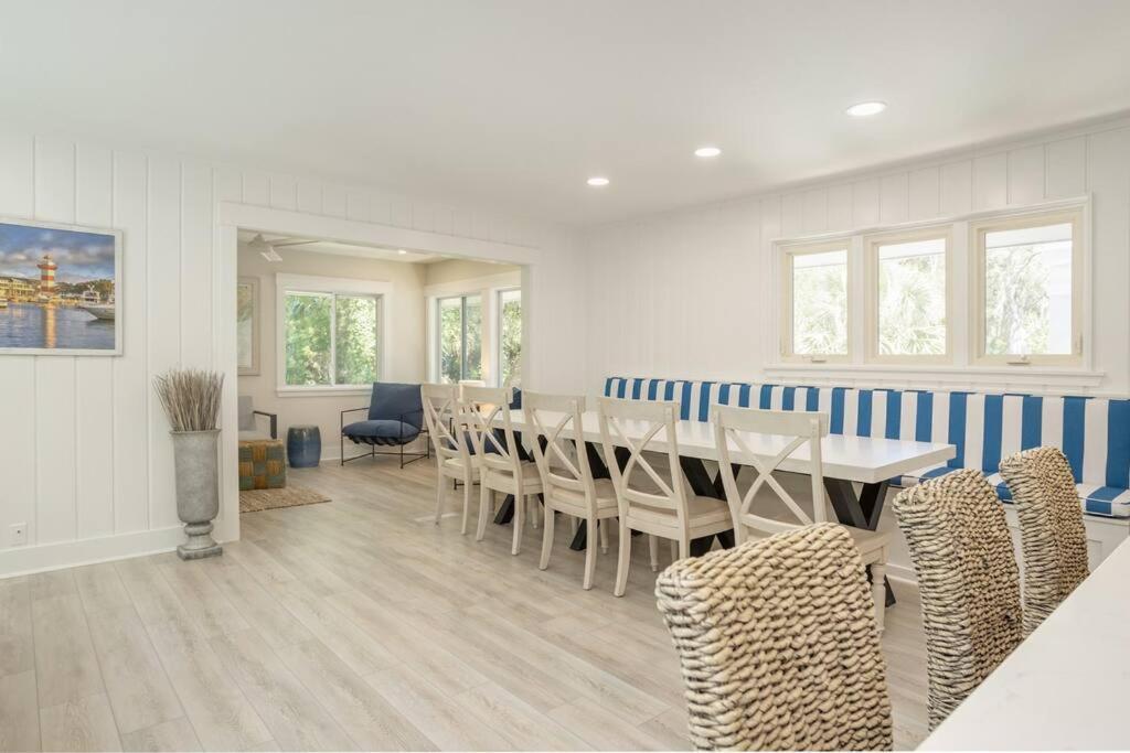 Luxury Beach House - 2Min Walk To Beach - Private Pool - Group & Dog Friendly Hilton Head Island Exterior foto