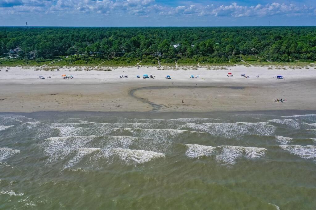 Luxury Beach House - 2Min Walk To Beach - Private Pool - Group & Dog Friendly Hilton Head Island Exterior foto