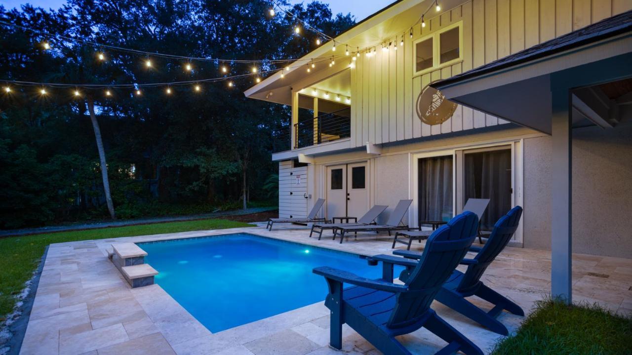 Luxury Beach House - 2Min Walk To Beach - Private Pool - Group & Dog Friendly Hilton Head Island Exterior foto