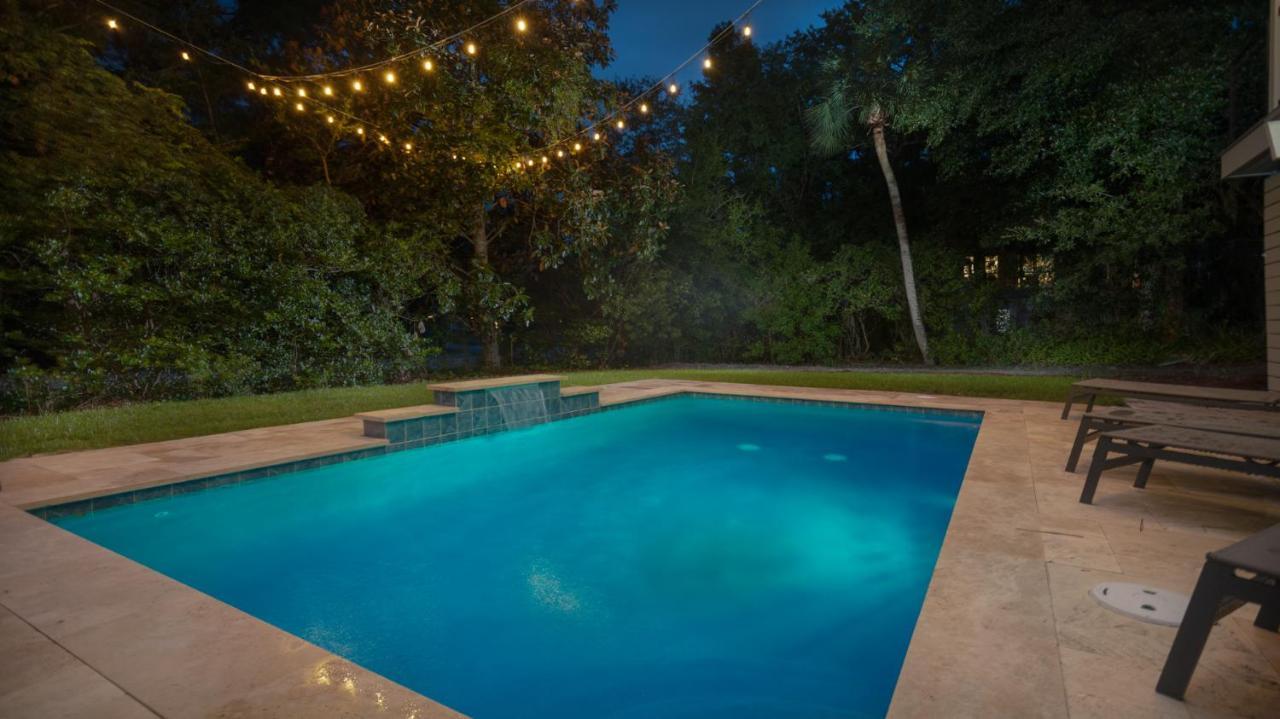 Luxury Beach House - 2Min Walk To Beach - Private Pool - Group & Dog Friendly Hilton Head Island Exterior foto