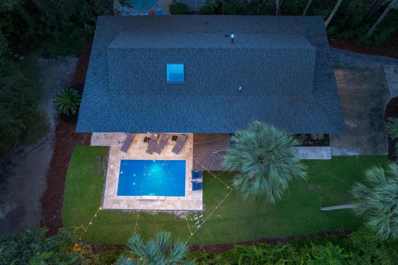 Luxury Beach House - 2Min Walk To Beach - Private Pool - Group & Dog Friendly Hilton Head Island Exterior foto